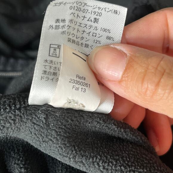 Eddie Bauer Women's Long Sleeve Black Zip Up Polartec Fleece Jacket Size Medium - Picture 6 of 9